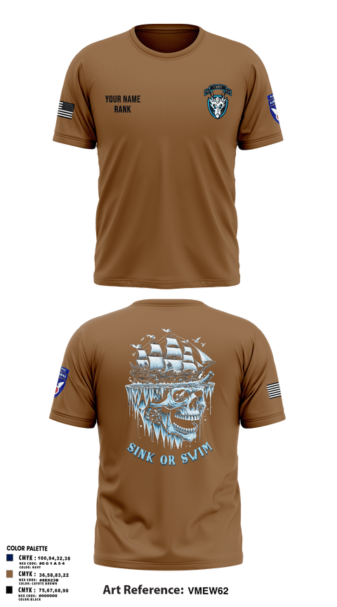 Short Sleeve Performance Shirt, HQ, 95th CM CO, Army, Teamtime, Team time, sublimation, custom sports apparel, team uniforms, spirit wear, spiritwear, sports uniforms, custom shirts, team store, custom team store, fundraiser sports, apparel fundraiser