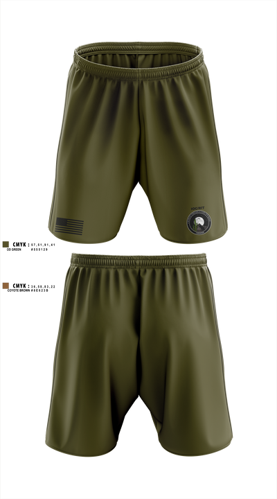 C CO 2-13th AVN REGT 33503079 Athletic Shorts With Pockets - 2
