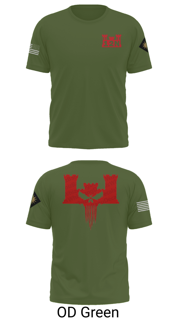 Old School Cotton Feel Shirt, A co 578th BEB, , Teamtime, Team time, sublimation, custom sports apparel, team uniforms, spirit wear, spiritwear, sports uniforms, custom shirts, team store, custom team store, fundraiser sports, apparel fundraiser