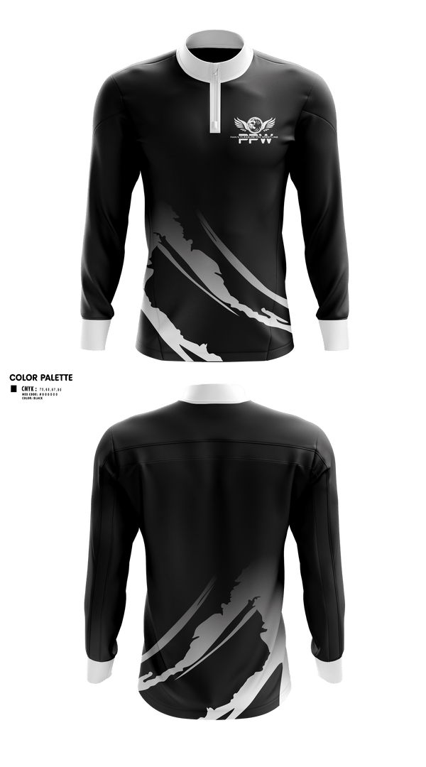 Quarter Zip Jacket, PHOENIX PRO WRESTLING, Wrestling, Teamtime, Team time, sublimation, custom sports apparel, team uniforms, spirit wear, spiritwear, sports uniforms, custom shirts, team store, custom team store, fundraiser sports, apparel fundraiser