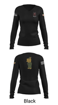 MWSS-172 96924290 Women's Long Sleeve V-neck Shirt - 35