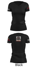 1106th TASMG 93764833 Women's Short Sleeve V-neck Shirt - 27