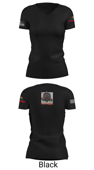 Womens Short Sleeve Vneck Shirt, 1106th TASMG, , Teamtime, Team time, sublimation, custom sports apparel, team uniforms, spirit wear, spiritwear, sports uniforms, custom shirts, team store, custom team store, fundraiser sports, apparel fundraiser