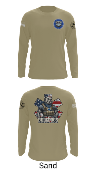 Long Sleeve Performance Shirt, Bravo Company Bulldogs, , Teamtime, Team time, sublimation, custom sports apparel, team uniforms, spirit wear, spiritwear, sports uniforms, custom shirts, team store, custom team store, fundraiser sports, apparel fundraiser