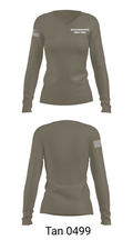 BEACHMASTER UNIT TWO 82951978 Women's Long Sleeve V-neck Shirt - 73