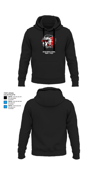 Hoodie, Howar Middle School Track & Field, Track & Field, Teamtime, Team time, sublimation, custom sports apparel, team uniforms, spirit wear, spiritwear, sports uniforms, custom shirts, team store, custom team store, fundraiser sports, apparel fundraiser