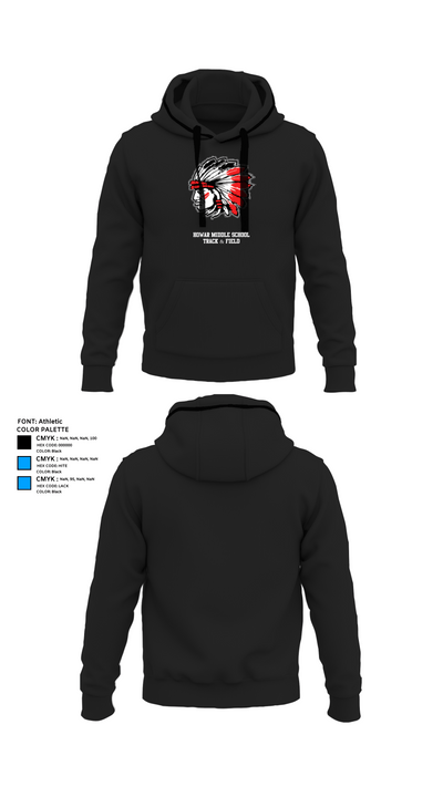 Howar Middle School Track & Field 69714419 Hoodie - 12