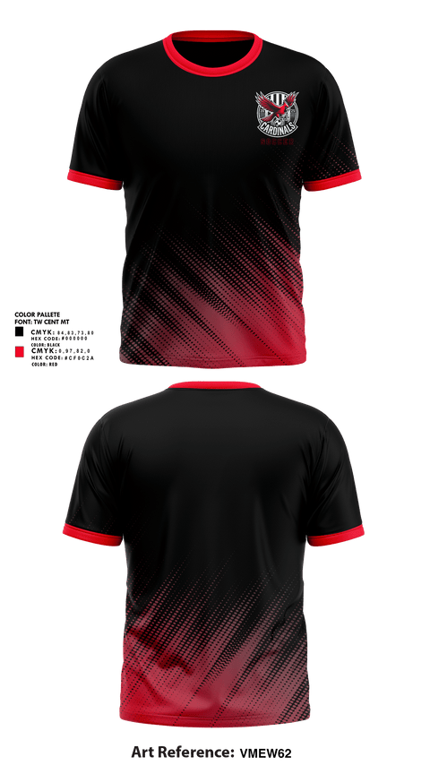 Short Sleeve Performance Shirt, Cardinals Soccer, Men's Soccer, Teamtime, Team time, sublimation, custom sports apparel, team uniforms, spirit wear, spiritwear, sports uniforms, custom shirts, team store, custom team store, fundraiser sports, apparel fundraiser