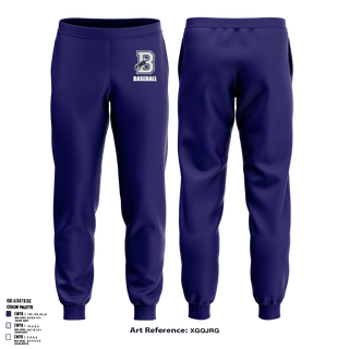 Joggers, Burrillville High School Broncos Baseball, Baseball, Teamtime, Team time, sublimation, custom sports apparel, team uniforms, spirit wear, spiritwear, sports uniforms, custom shirts, team store, custom team store, fundraiser sports, apparel fundraiser