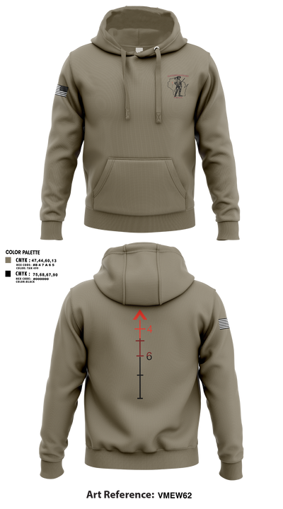 WIARNG Marksmanship 12854544 Hoodie - 105