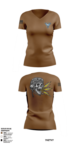 Womens Short Sleeve Vneck Shirt, COMNAVAIRLANT N6, , Teamtime, Team time, sublimation, custom sports apparel, team uniforms, spirit wear, spiritwear, sports uniforms, custom shirts, team store, custom team store, fundraiser sports, apparel fundraiser