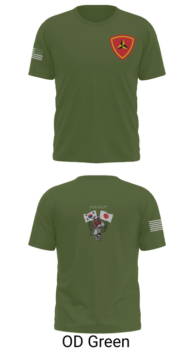 3/11 Mayhem 49305412 Old School Cotton Feel Shirt - 50