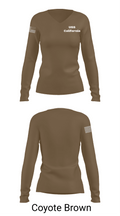 USS California 47794355 Women's Long Sleeve V-neck Shirt - 16