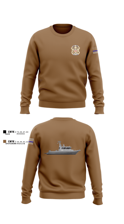 Marine Patrol Unit Crew Neck Sweatshirt - 2
