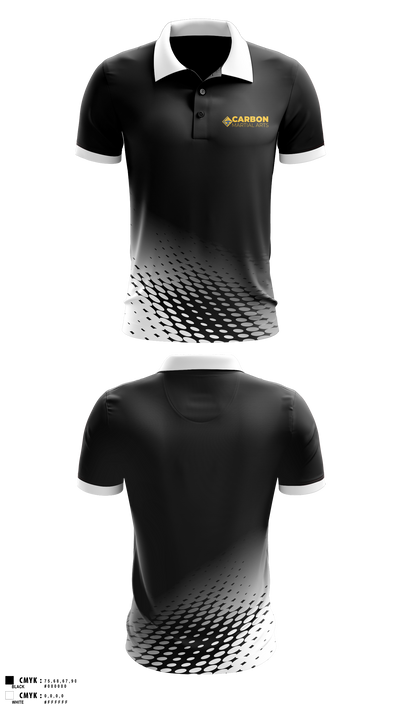 Carbón Martial arts 86685197 Short Sleeve Performance Polo - 1