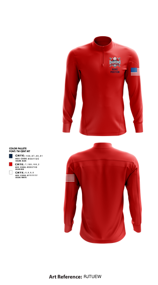 Quarter Zip Jacket, Alabama Diamond Youth Softball, Softball, Teamtime, Team time, sublimation, custom sports apparel, team uniforms, spirit wear, spiritwear, sports uniforms, custom shirts, team store, custom team store, fundraiser sports, apparel fundraiser