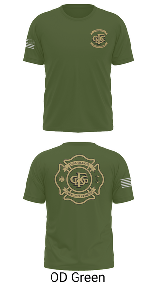 Old School Cotton Feel Shirt, Casa Grande Fire Department, , Teamtime, Team time, sublimation, custom sports apparel, team uniforms, spirit wear, spiritwear, sports uniforms, custom shirts, team store, custom team store, fundraiser sports, apparel fundraiser