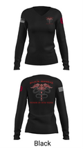 B-Co MRB Mamba 47249464 Women's Long Sleeve V-neck Shirt - 37