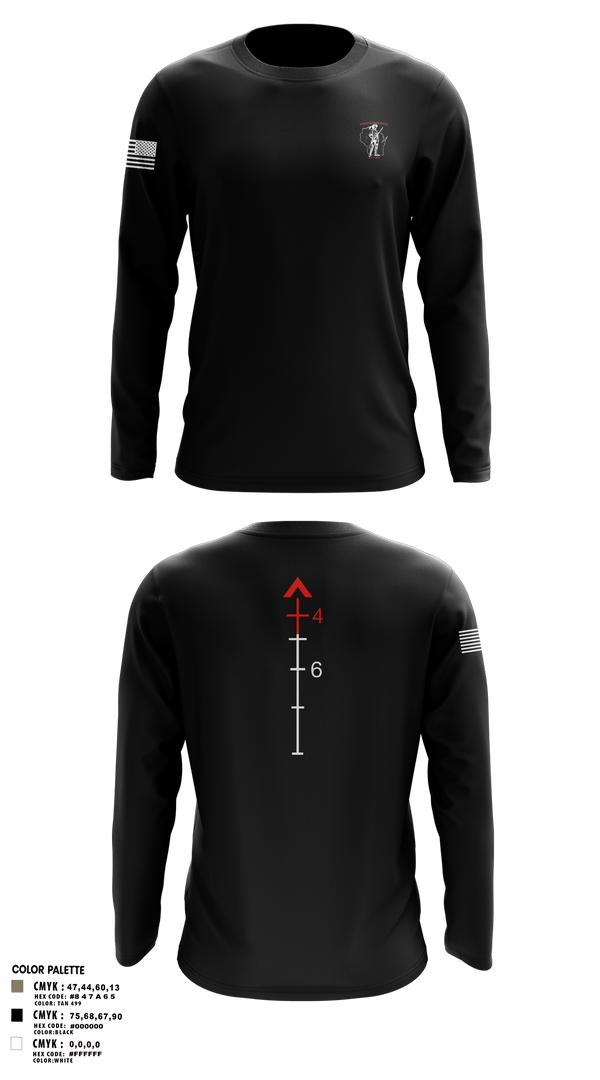 Long Sleeve Performance Shirt, WIARNG Marksmanship, , Teamtime, Team time, sublimation, custom sports apparel, team uniforms, spirit wear, spiritwear, sports uniforms, custom shirts, team store, custom team store, fundraiser sports, apparel fundraiser