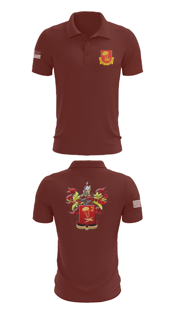 Short Sleeve Performance Polo, 2-377 PFAR, Army, Teamtime, Team time, sublimation, custom sports apparel, team uniforms, spirit wear, spiritwear, sports uniforms, custom shirts, team store, custom team store, fundraiser sports, apparel fundraiser