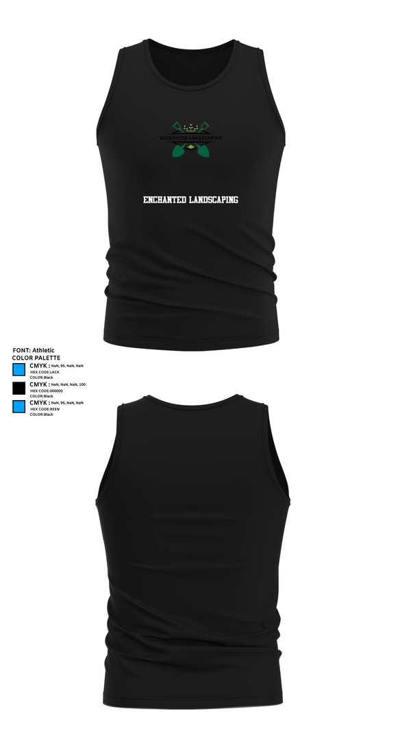 Tank Top, Enchanted Landscaping, , Teamtime, Team time, sublimation, custom sports apparel, team uniforms, spirit wear, spiritwear, sports uniforms, custom shirts, team store, custom team store, fundraiser sports, apparel fundraiser