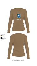 2/196th RTI 78936659 Women's Long Sleeve V-neck Shirt - 2