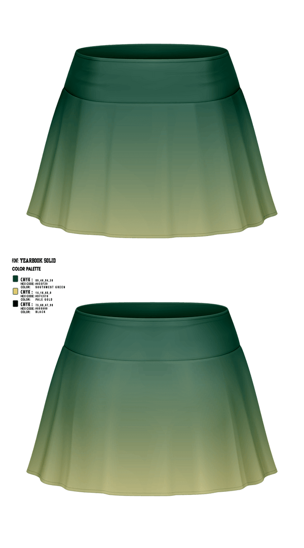 Skort, Southwest Legacy High School Tennis, Tennis, Teamtime, Team time, sublimation, custom sports apparel, team uniforms, spirit wear, spiritwear, sports uniforms, custom shirts, team store, custom team store, fundraiser sports, apparel fundraiser