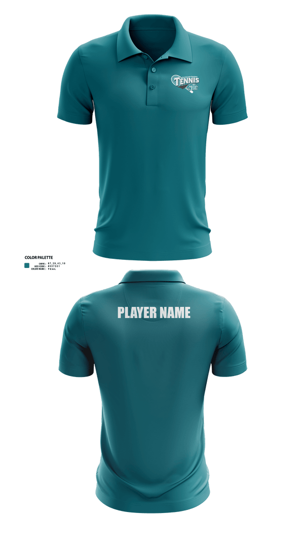 Short Sleeve Performance Polo, Bonney Lake Panthers Tennis, Tennis, Teamtime, Team time, sublimation, custom sports apparel, team uniforms, spirit wear, spiritwear, sports uniforms, custom shirts, team store, custom team store, fundraiser sports, apparel fundraiser