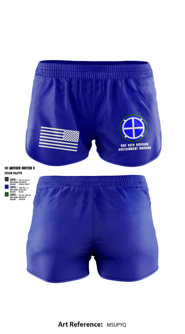 Ranger Panties, HHC 35th Division Sustainment Brigade, National Guard, Teamtime, Team time, sublimation, custom sports apparel, team uniforms, spirit wear, spiritwear, sports uniforms, custom shirts, team store, custom team store, fundraiser sports, apparel fundraiser