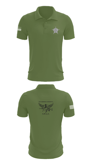 Short Sleeve Performance Polo, Rockbridge County SWAT, , Teamtime, Team time, sublimation, custom sports apparel, team uniforms, spirit wear, spiritwear, sports uniforms, custom shirts, team store, custom team store, fundraiser sports, apparel fundraiser