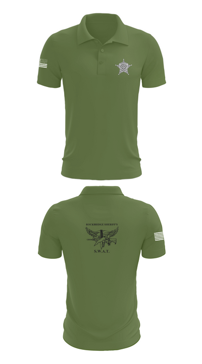 Rockbridge County SWAT 87901161 Short Sleeve Performance Polo - 45