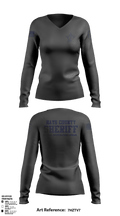 Hays County Sheriff's Office - CID 76464241 Women's Long Sleeve V-neck Shirt - 5