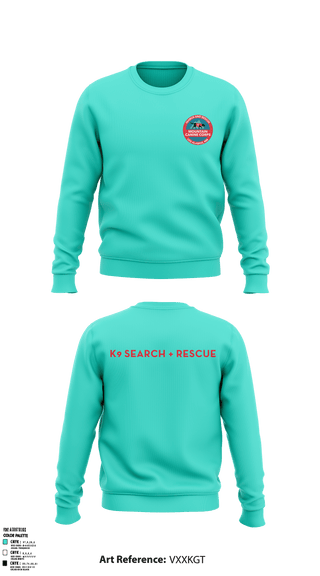Crew Neck Sweatshirt, Mountain Canine Corps, , Teamtime, Team time, sublimation, custom sports apparel, team uniforms, spirit wear, spiritwear, sports uniforms, custom shirts, team store, custom team store, fundraiser sports, apparel fundraiser