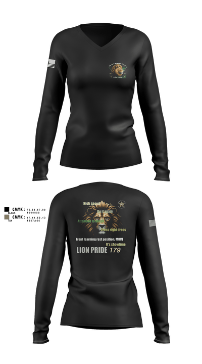 BSO 45246960 Women's Long Sleeve V-neck Shirt - 1
