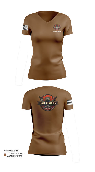 C Co 541st 2016982 Women's Short Sleeve V-neck Shirt - 41