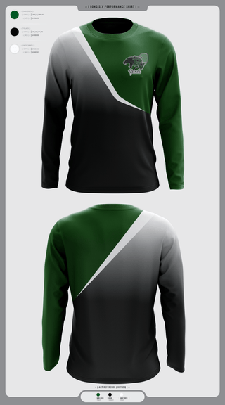 Long Sleeve Performance Shirt, Palo Verde Panthers, Tennis, Teamtime, Team time, sublimation, custom sports apparel, team uniforms, spirit wear, spiritwear, sports uniforms, custom shirts, team store, custom team store, fundraiser sports, apparel fundraiser