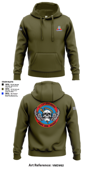 Hoodie, A Co, 2-13th Aviation Regiment, , Teamtime, Team time, sublimation, custom sports apparel, team uniforms, spirit wear, spiritwear, sports uniforms, custom shirts, team store, custom team store, fundraiser sports, apparel fundraiser