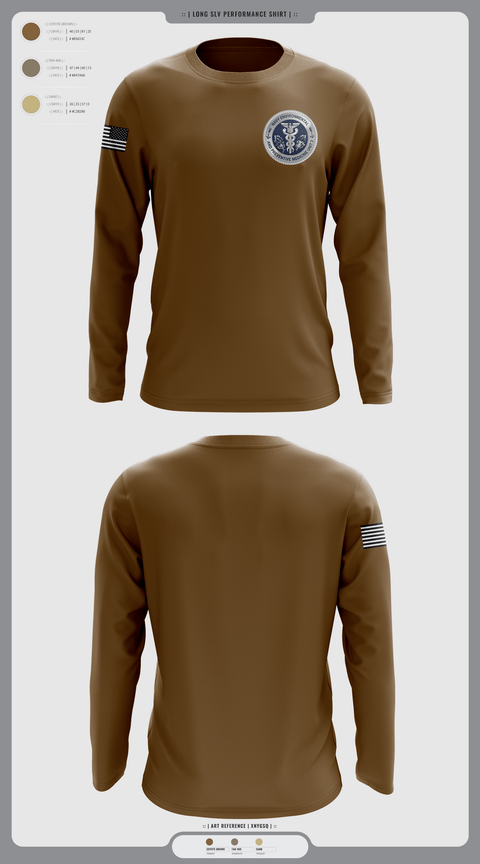 Long Sleeve Performance Shirt, PREVENTATIVE MEDICINE, , Teamtime, Team time, sublimation, custom sports apparel, team uniforms, spirit wear, spiritwear, sports uniforms, custom shirts, team store, custom team store, fundraiser sports, apparel fundraiser