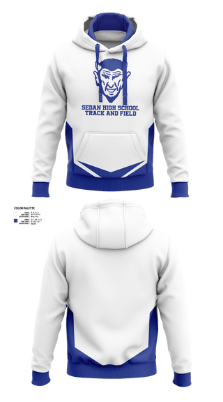 Hoodie, Sedan High School Track and Field, Track & Field, Teamtime, Team time, sublimation, custom sports apparel, team uniforms, spirit wear, spiritwear, sports uniforms, custom shirts, team store, custom team store, fundraiser sports, apparel fundraiser