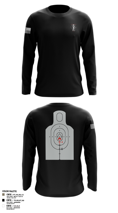 WIARNG Marksmanship 12854544 Long Sleeve Performance Shirt 113