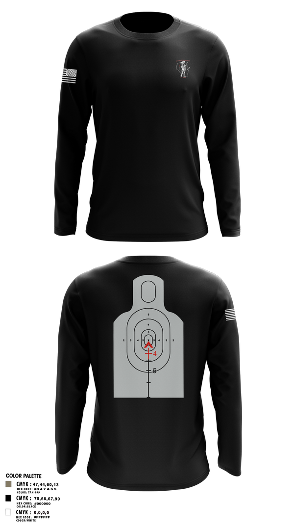 Long Sleeve Performance Shirt, WIARNG Marksmanship, , Teamtime, Team time, sublimation, custom sports apparel, team uniforms, spirit wear, spiritwear, sports uniforms, custom shirts, team store, custom team store, fundraiser sports, apparel fundraiser