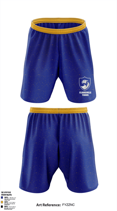 Clarksville Academy Tennis 96269998 Athletic Shorts With Pockets - 1