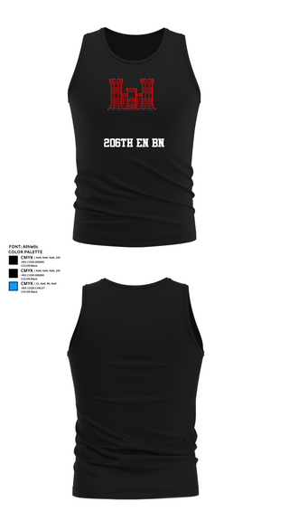 Tank Top, 206th EN BN, , Teamtime, Team time, sublimation, custom sports apparel, team uniforms, spirit wear, spiritwear, sports uniforms, custom shirts, team store, custom team store, fundraiser sports, apparel fundraiser