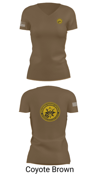Womens Short Sleeve Vneck Shirt, Battlespace Surveillance Company, , Teamtime, Team time, sublimation, custom sports apparel, team uniforms, spirit wear, spiritwear, sports uniforms, custom shirts, team store, custom team store, fundraiser sports, apparel fundraiser