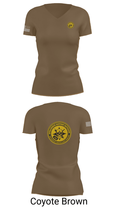 Battlespace Surveillance Company 38169754 Women's Short Sleeve V-neck Shirt - 8