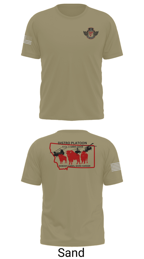 Short Sleeve Performance Shirt, E co. 1-189th, , Teamtime, Team time, sublimation, custom sports apparel, team uniforms, spirit wear, spiritwear, sports uniforms, custom shirts, team store, custom team store, fundraiser sports, apparel fundraiser