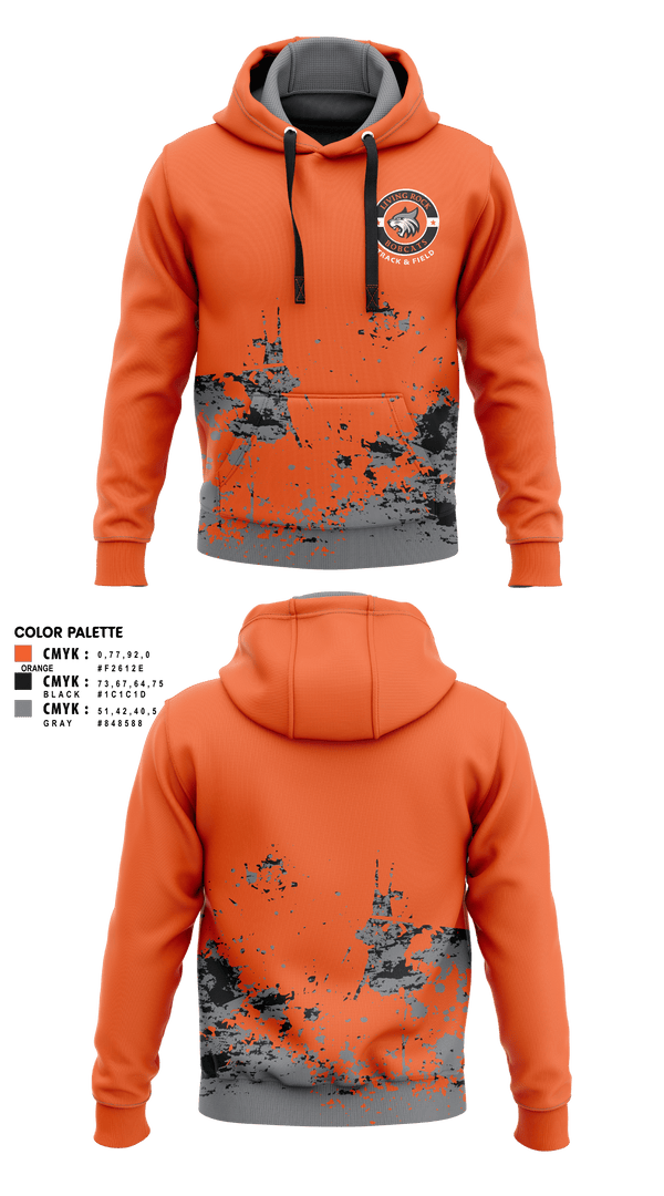 Hoodie, Living Rock Academy Track and Field, Track & Field, Teamtime, Team time, sublimation, custom sports apparel, team uniforms, spirit wear, spiritwear, sports uniforms, custom shirts, team store, custom team store, fundraiser sports, apparel fundraiser