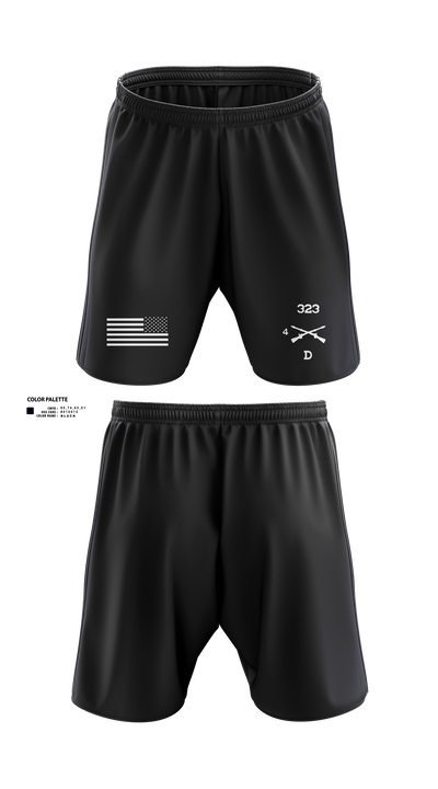 D 4-323 7608316 Athletic Shorts With Pockets - 1