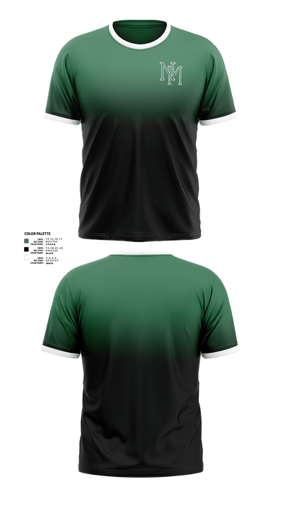 New Milford High School Tennis 89229901 Short Sleeve Performance Shirt - 1