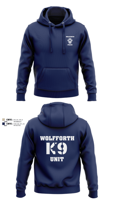 Wolfforth Police Department 49517107 Hoodie - 5